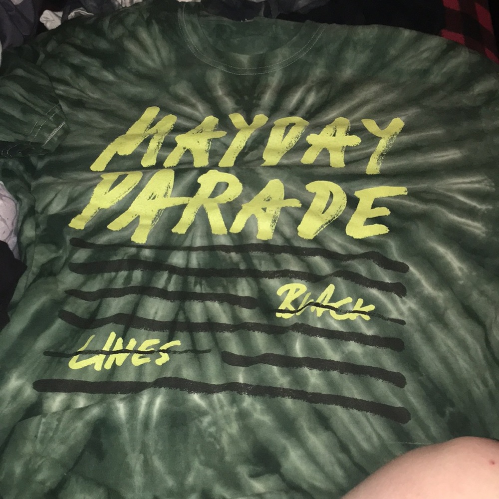 Mayday Parade Tie Dye Shirt